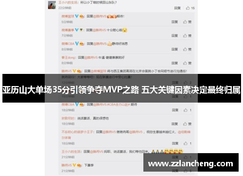 亚历山大单场35分引领争夺MVP之路 五大关键因素决定最终归属